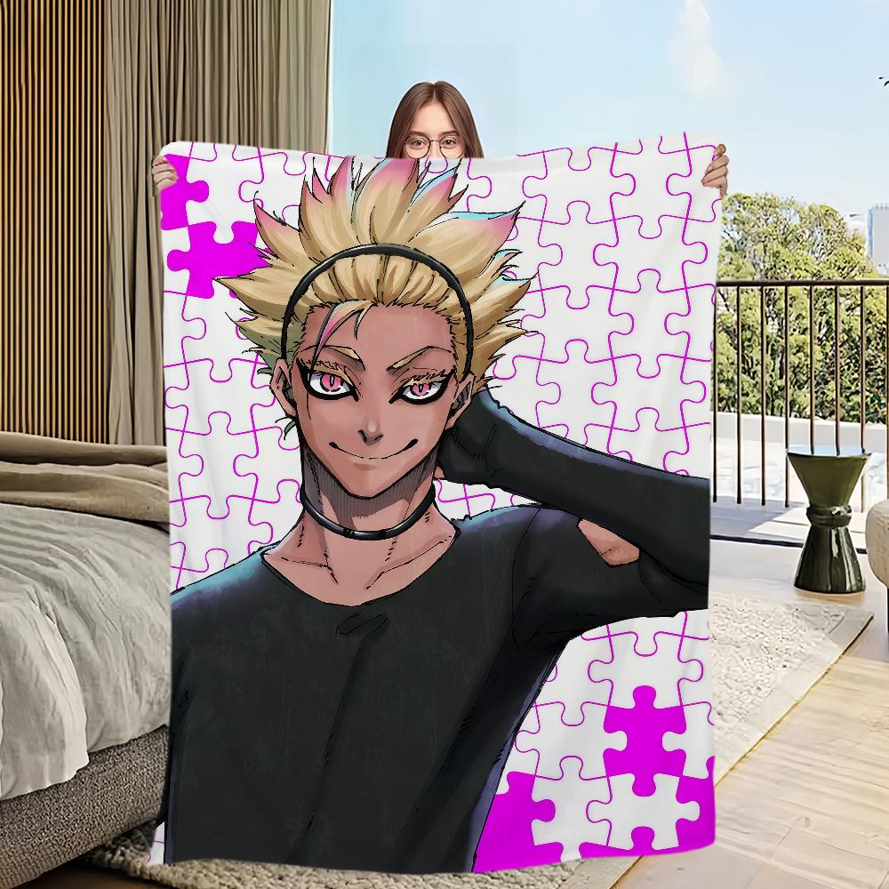 

B-BLUE L-LOCK Шидо Рюсэй Плед Мягкий Удобный Для Сна Плюшевый Подходит Для Гостиной Офиса Спальни Дня Рождения Дома Детский Подарок 30x40in