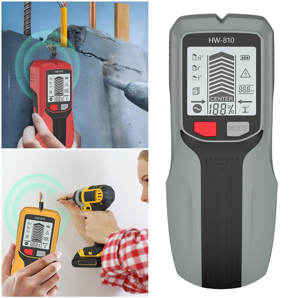 Metal Detector Smart Stud Finder Wall Scanner High Accuracy Electric Wall Scanner Sensor for AC Wire Metal Studs Wood Joist Pipe