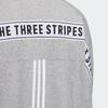 Adidas Letter Stripe Printed Hooded Zip-Up Long Sleeve Jacket Unisex Jacket Gray IK7327
