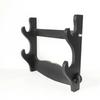 1/2/3 Tiers Wall Mount Sword Stand Black Brown Japanese Katana Holder Samurai Sword Knife Display Stand Living Room Decoration