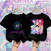 Children's Summer Fashion Cartoon Anime Children's Short Sleeve Pattern