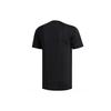 T Shirts Men's Black Crew Neck Moderate Straight Fit FJ5150