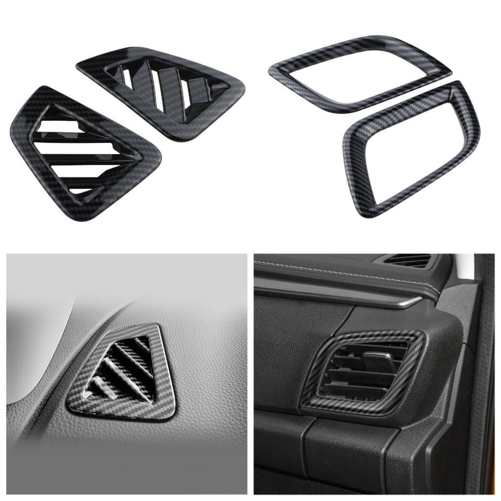 Car Air Vent Decor Trim for Isuzu Dmax D-max 2021 - 2025 LHD Interior Air Outlet Frame Decor Sticker Interior Accessories