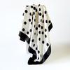 Dot Print Square Scarf For Women Silk Shawl Neckerchief Female Hair Bands Head Wraps Headband Foulard Satin Hijab Bandana