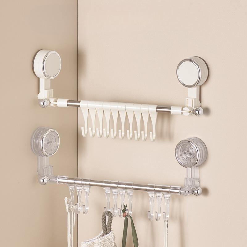 Suction Cup Hook No Need To Drill Holes Kitchen and Bathroom Super Seamlessrotatable Coat Hook Hanger