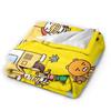 K-Kakaos F-Friends Tube Apeach Ryan Trio Blanket Quality Warm  Throw Blanket Winter Picnic Home Decor Aesthetic Bedspread