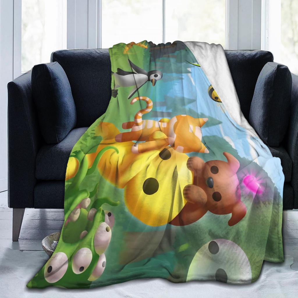 Wobbly Life Sandbox Spieldecke Cartoon Lustig Flanell Neuheit Warme Überwurfdecken für Tagesdecke Dekoration Outdoor