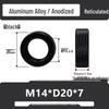 Aluminum Alloy Hand-Tightened Knurled Nut Adjustment Lock Gauge M3-M8