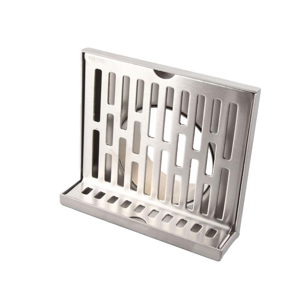 Side Drain 304 Stainless Steel Corrosion Resistance Thickened L Shape Floor Drain for Bathroom Hotel