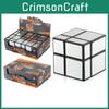 Sechs teiliges Silber-Spiegeloberfläche 2x2 Würfel-Set Glatte drehbare Puzzle-Spielzeuge für die Gehirnentwicklung