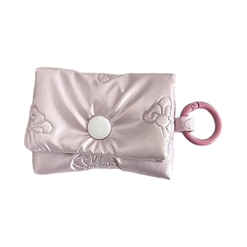 Headphone Case Bows Data Cable Storage Bag Portable Data Cable Earphone Organizer Earphone Storage Bag Earphone Bag