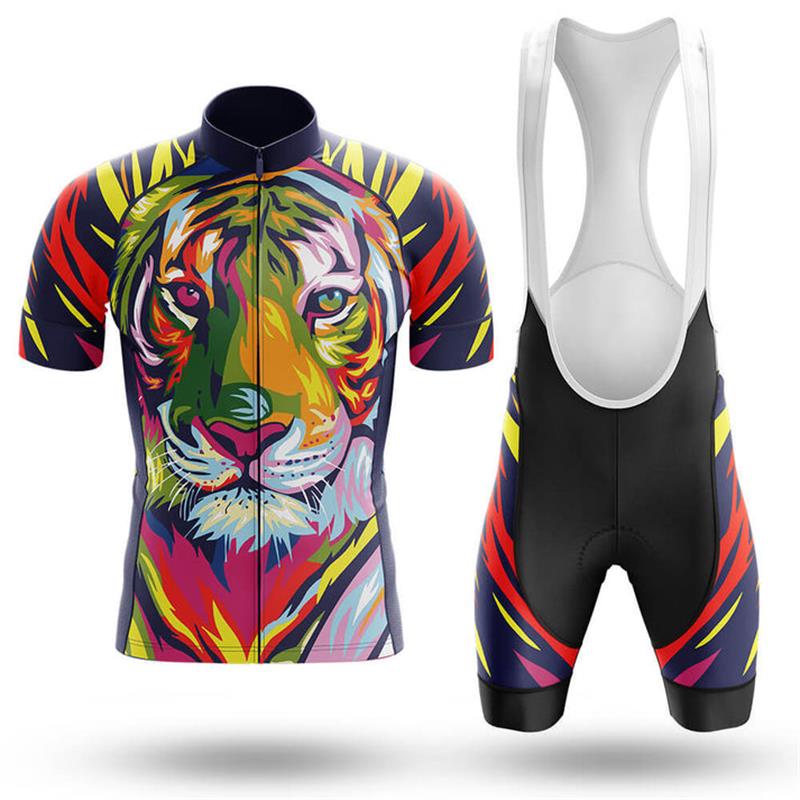 

Graffiti Cycling Bib Shorts High-Waisted Biking Bicycle Bibs Pants MTB Cycling Clothing Man with Pockets Summer Breathable Cycling Suit Set 2026 4XL