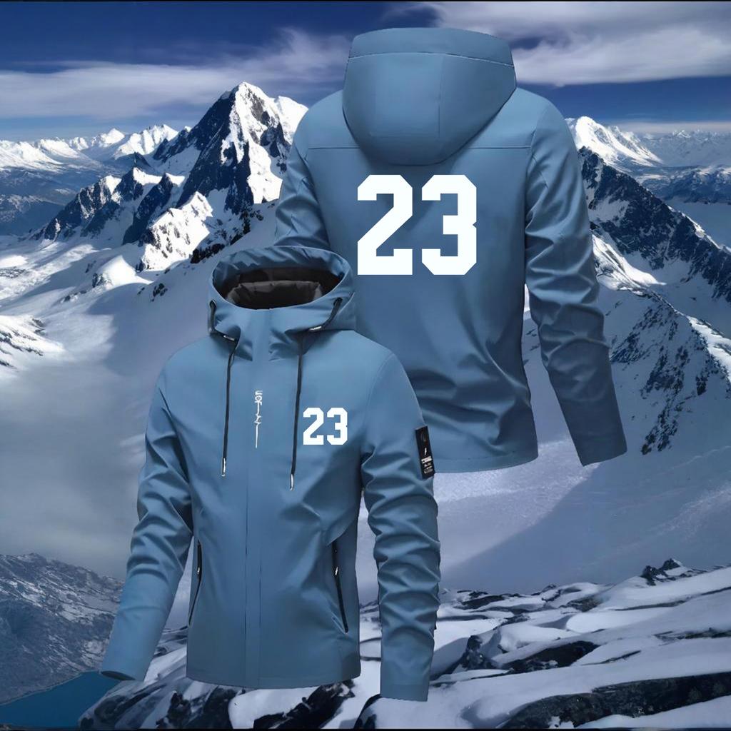 Spring and Autumn Men's Jackets Hooded Windbreaker Outdoor Loose Breathable Casual Top Outdoor Jacket Thin Coat