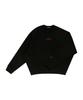 Honguseong Cover Stitch Sweatshirt With A Embroidery Logo_Black