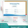 Dual-Language VAT Invoice Storage Bag - Customizable Chinese/English Version
