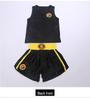 Sanda Muay Thai Set: Dragon-Embroidered Short-Sleeve & Shorts for Men, Women, and Kids - Martial Arts Performance Costume