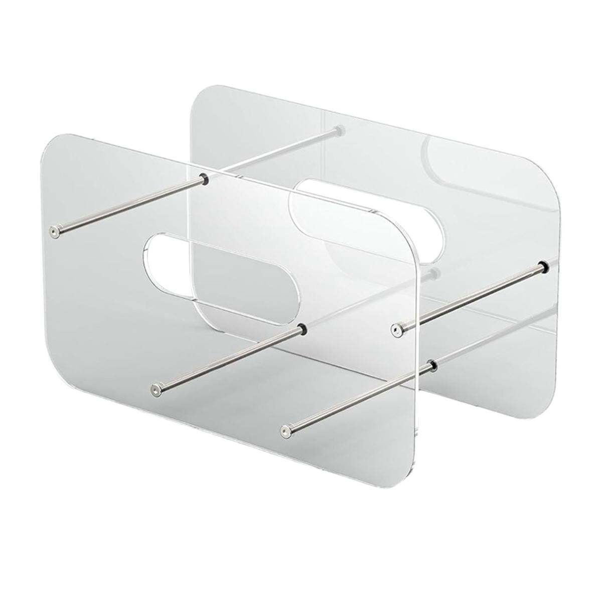 

Диспенсер для бумажных тарелок 2025+, Акриловые пластиковые держатели для тарелок, Органайзер-стойка для хранения одноразовых тарелок 7-12 дюймов для шкафа China Mainland