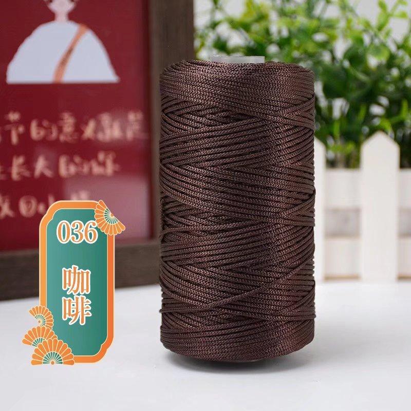 Mercerized Ice Hemp Thread 100G Shaft Medium And Thin Hollow Thread Sun Hat Shoes Crochet Hand-Woven Thread Full Free Shipping