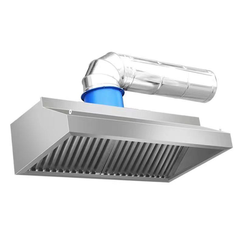 Heavy-Duty Stainless Steel Range Hood Fan for Commercial Kitchens