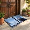 Floor Mat Soft Flannel Rug Non-Slip Absorbent Mat for Bathroom Bedroom Home Decor Genshin Impact Furina
