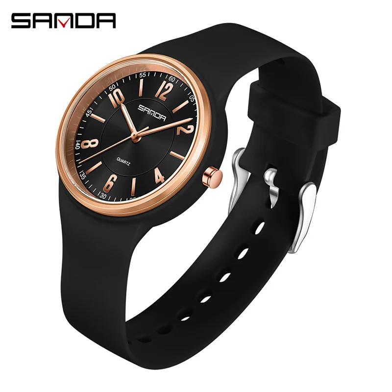 Moderne Quarz Uhr Herren und Damen Einfach Großes Zifferblatt Wasserdicht Leicht Leuchtendes Display Unisex Studenten Uhr