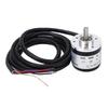 Photoelectric Rotary Encoder Gear Box Motor Incremental Encoder 6mm D Type Output Shaft 5‑24V HAJ360P R