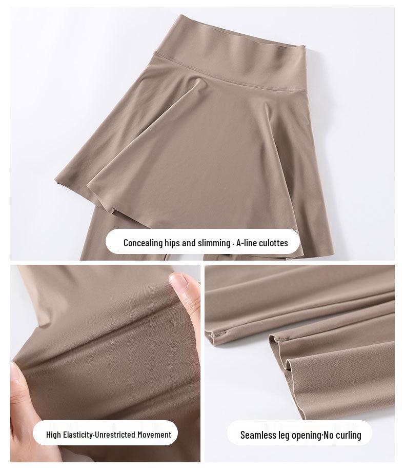Women's Autumn/Winter 2024 Casual Sports Suit: Yoga Skirt Pants & Morning Run Outfit