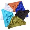 Men Panties Solid Color Breathable Low Waist Elastic U Convex Anti-septic Underwear Bulge