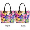  Floral Printed Large Capacity Tote Bag Casual Daily Shoulder Handbag