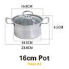 Small Hot Pot Special pot for induction cooker Self- hotpot Single person mini One person pot Commercial soup pots