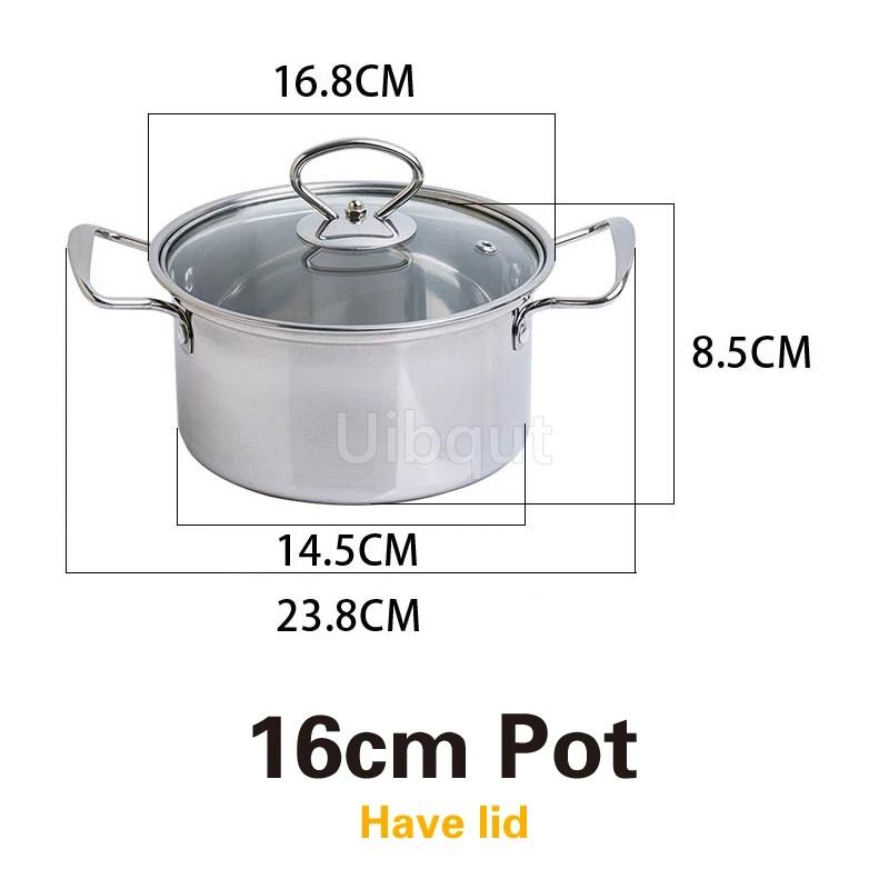 Small Hot Pot Special pot for induction cooker Self- hotpot Single person mini One person pot Commercial soup pots