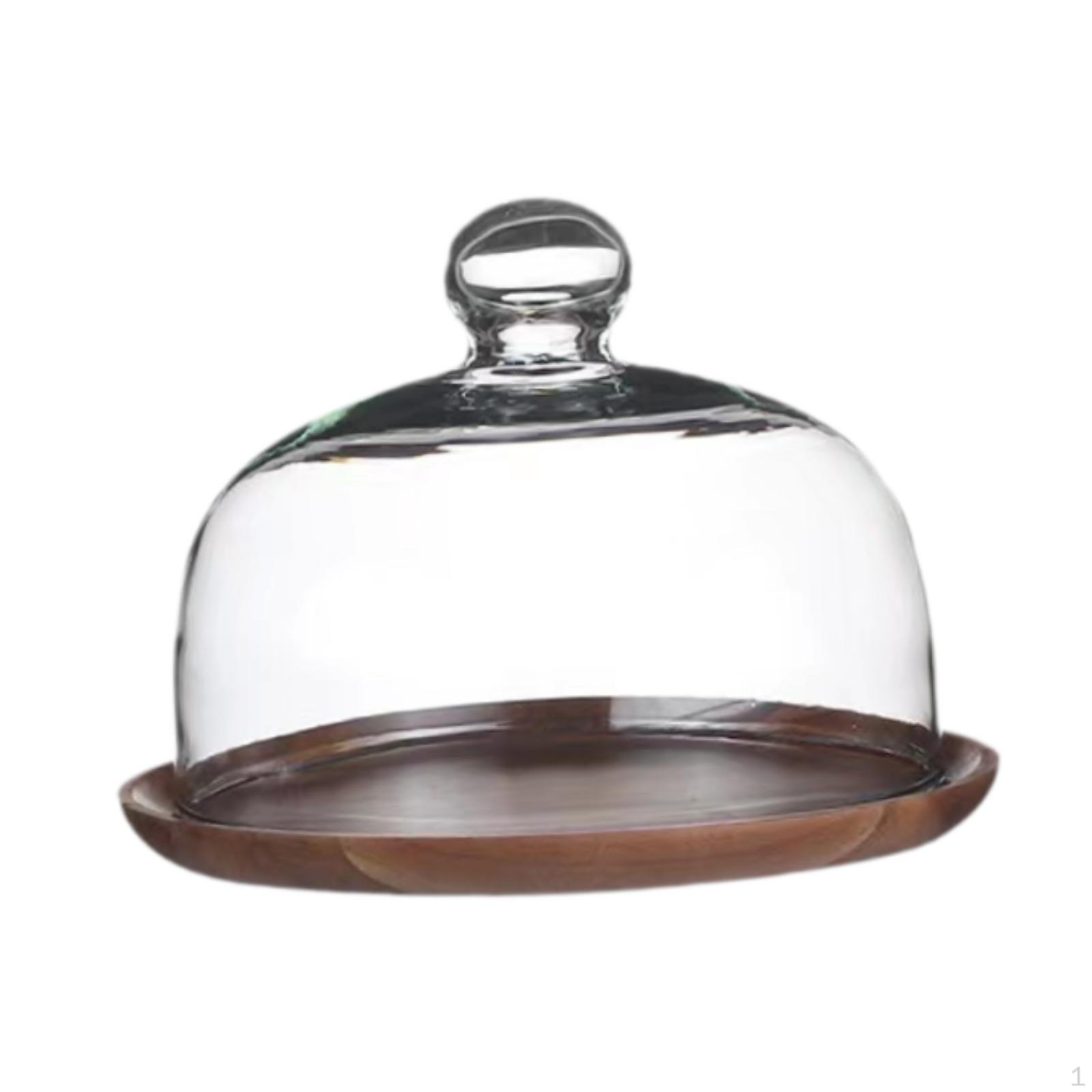 

Подставка для торта со стеклянной крышкой для десертов и угощений 18cm lid