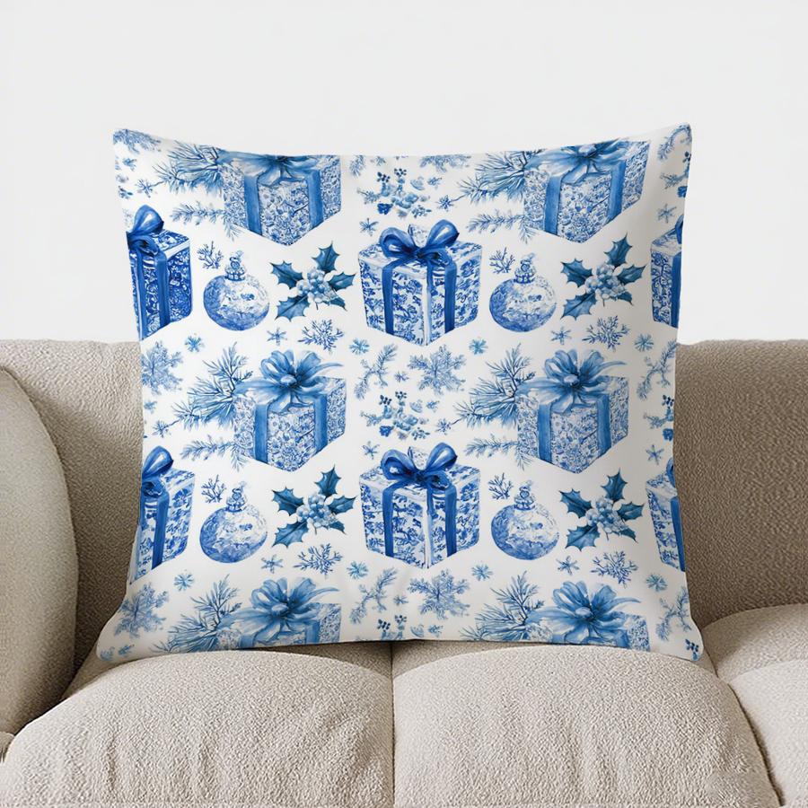 With Blossoms Throw Pillow Cover With Short Plush Print For Living Room Sofa Decoration Cushion Cover Pillow Covers Decorative