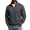 Herren - Gefüttertes Sweatshirt mit Stehkragen für Sport und Training