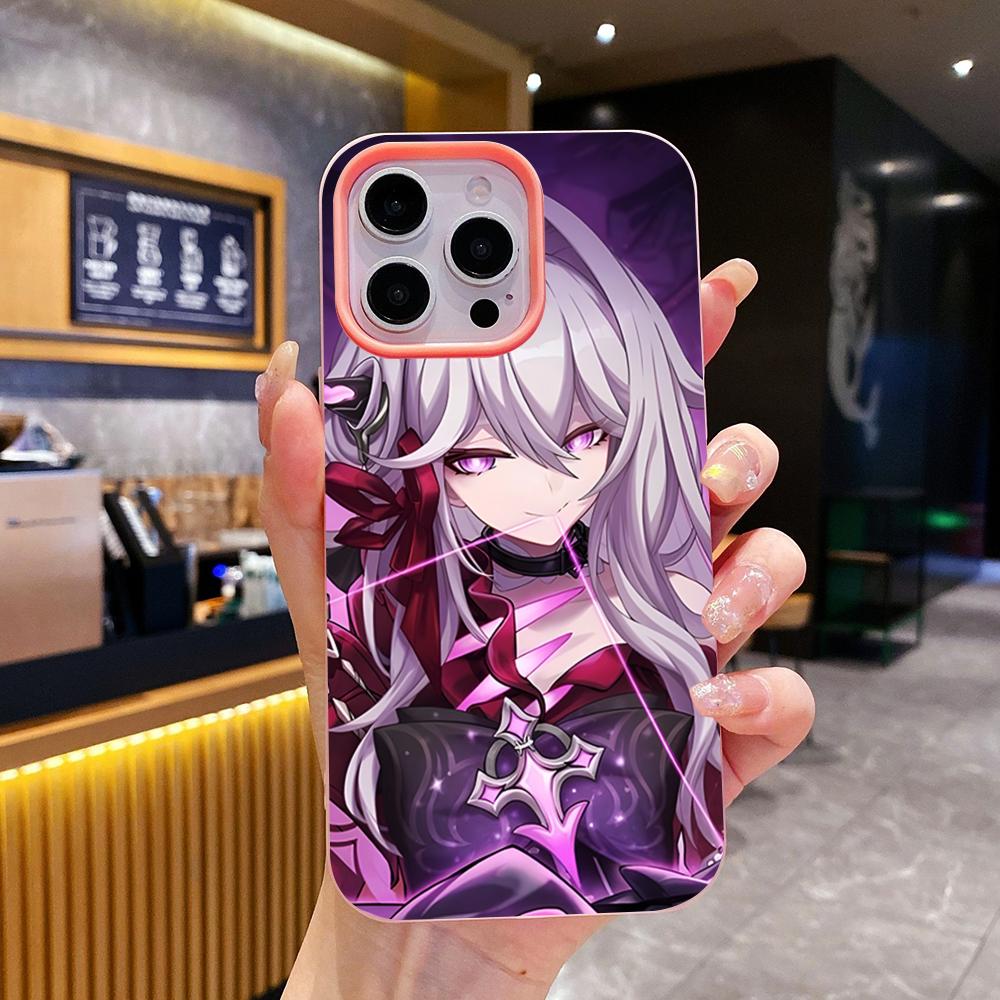 

HSR Thelema Jelly Double layer Pink Mobile Phone Case for iPhone 17 16 15 14 13 12 11 Air Pro Max Plus Protective iPhone 15 Pro