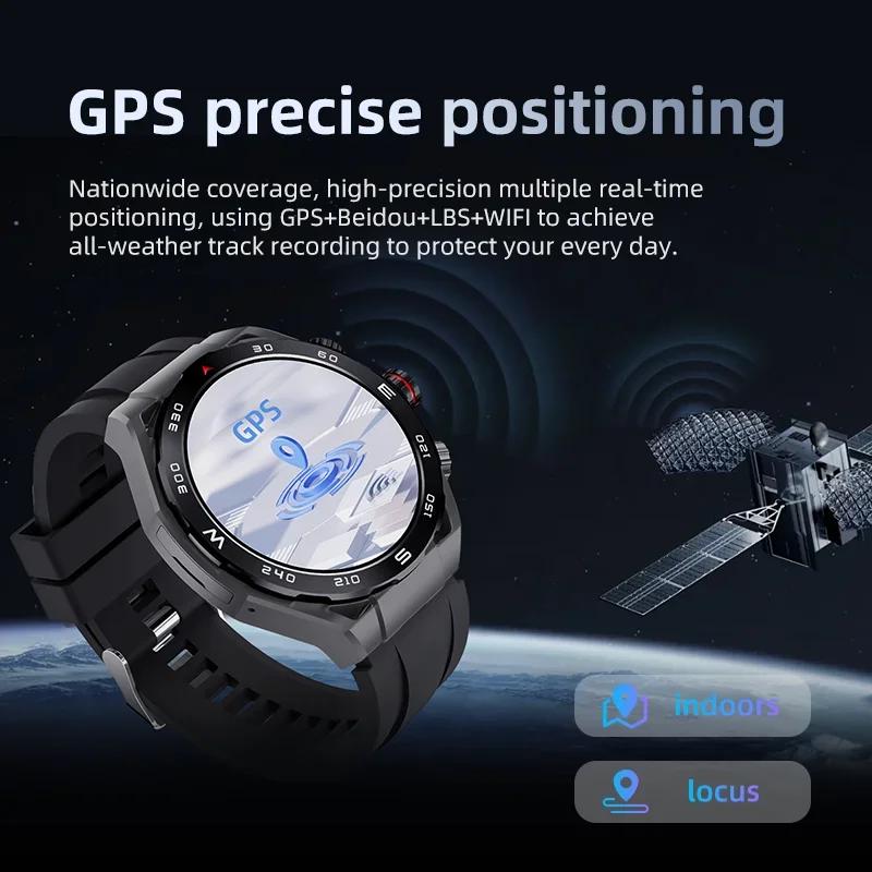 VP900 Smart Watch 4G SIM Card GPS Navigation Waterproof Fitness Camera Video Call  AMOLED HD Screen Large Capacity for Men Women SmartWatch