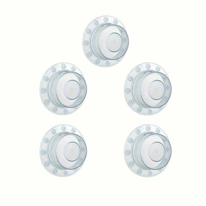 1/2/5 Stück-Badewannen Überlaufablaufabdeckung Saugknopfdichtung Badewannenstöpsel für tieferes Baden für Badezimmer Überlaufabläufe