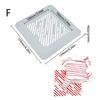 Antihaft Backform mit Druck Einfache Entformung Handwaschbar Manuelle Entformung DIY Dessert Dekoration