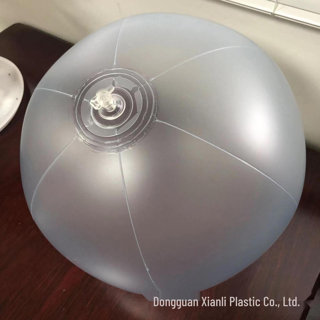 PVC Luminous Inflatable Beach Ball - 16 Colors for Outdoor and Pool Play