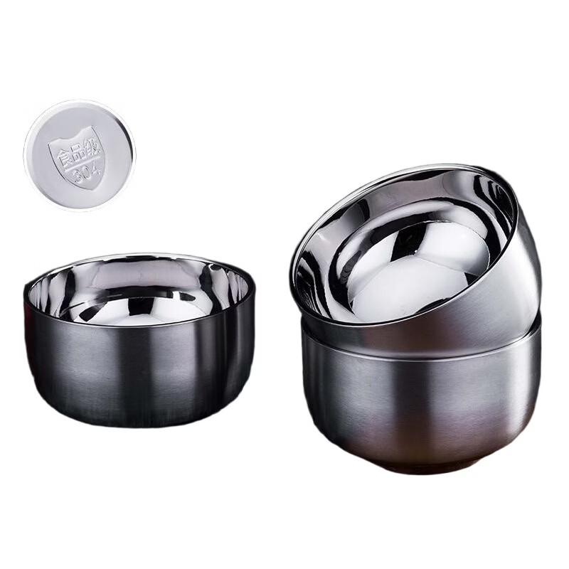 

304 Stainless Steel Insulated Bowls (10-Pack)