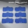 6 Pieces Blue Helmet Sweatband Absorbent Snap-Fastener-on