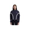 New FILA Trench Coat Women's Ink Wash Marine Blue FS2JKG3351F-INA