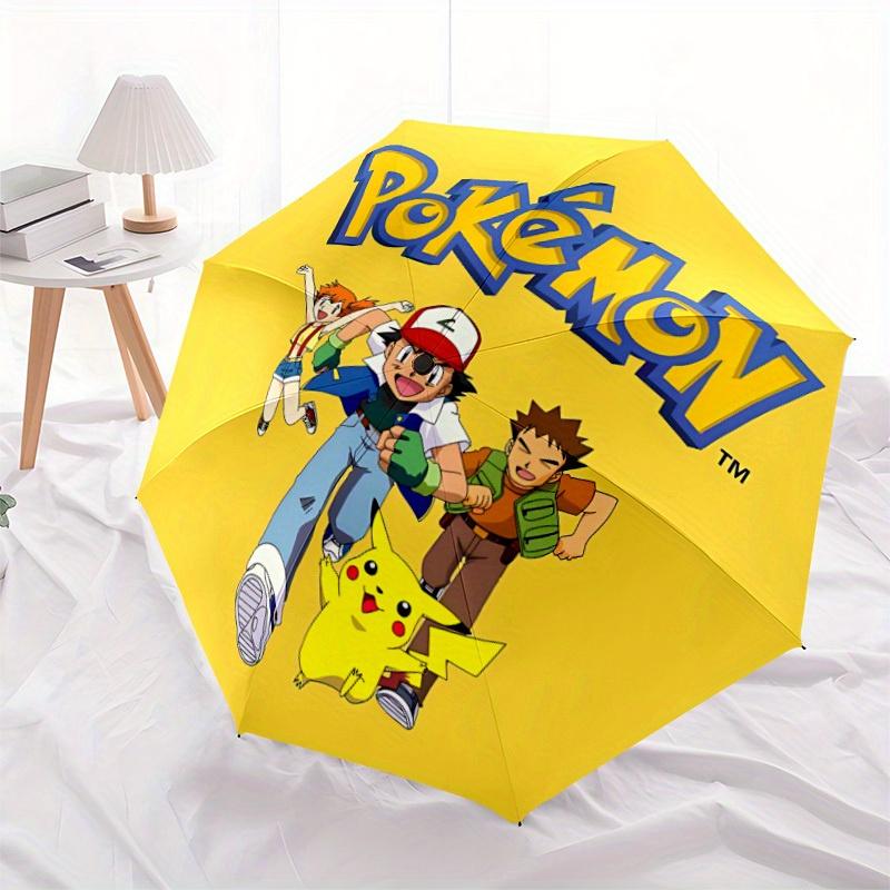 1pc Pokemon Characters Windproof Automatic Umbrella, Lightweight for Women/Men, Perfect Christmas Gift A0811219