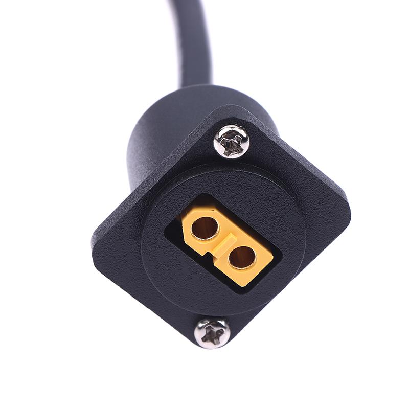 Xt60 Male To Female Extension Cable Round/Square Flush Panel Mount Charge Cable For Rc Drones Battery E-Bike Connect Wire