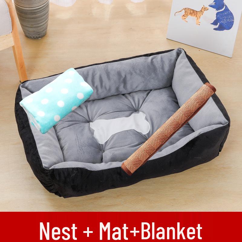 Winter Warm Pet Bed: All-Season Dog & Cat Nest Mat