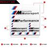New 2025 Car For BMW 1PCS Car M Performance Power Motorstport Sticker For Bmw M Sticker X1 X3 X4 X5 X6 X7 E46 E90 F20 E60 E39 F1