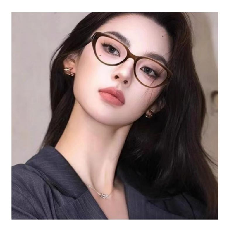 Anti Blue Light Reading Glasses For Women Hyperopia Cat Eye Eyeglasses For Reader Presbyopia Prescription glasses +1.0 +2.5 +3.0