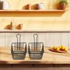 1pc Potato Fries Basket For French Fries Basket Food Bucket Snack Chips Container Tableware Pub Nightclub Snack Basket