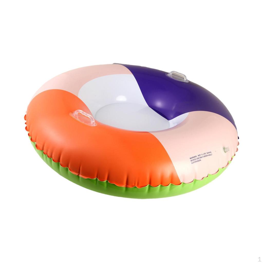 Aufblasbare Schnee-Rutsche Schlitten Outdoor-Aktivitäten Kältebeständiges Winterschlitten-Spielzeug mit Griffen