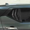 For Nissan Kicks 2017 2018  - ABS Plastic Rear Window Quarter Louver Cover Side Vent Trim Car Adhesive Accessories